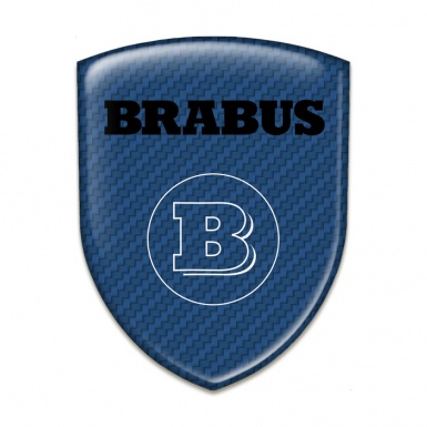 Brabus Badge Silicone Emblem Navy Carbon Edition
