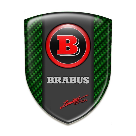 Brabus Emblem Exterior High-Quality Green Carbon 
