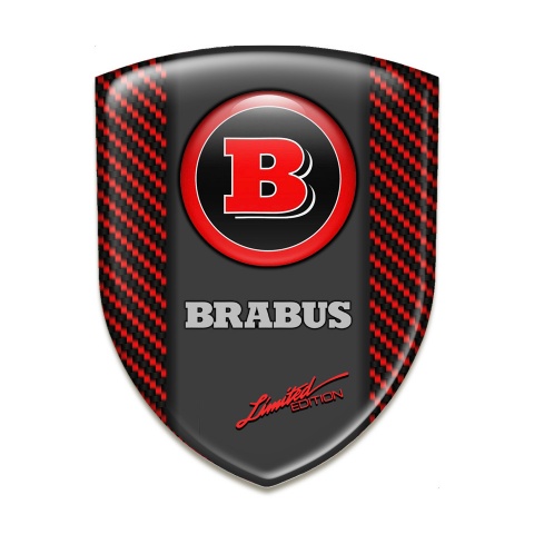 Brabus Tuning Emblem Racing Edition Red Carbon 