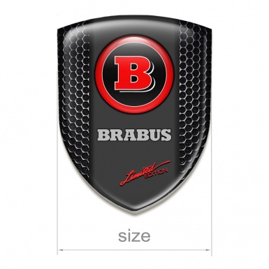 Brabus Car Accessories Badge Edition Perforated Steel 