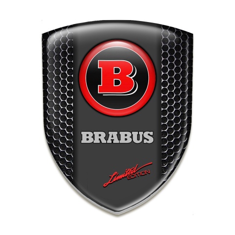 Brabus Car Accessories Badge Edition Perforated Steel 