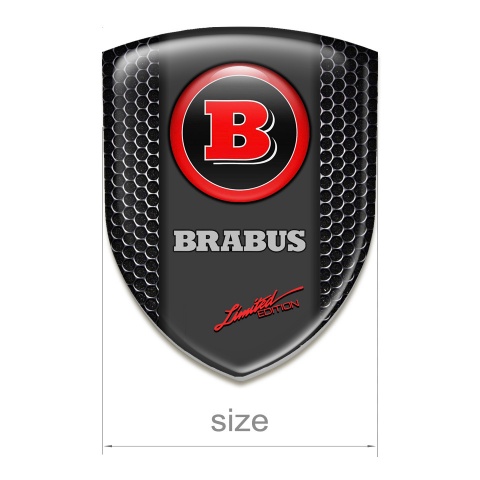 Brabus Car Accessories Badge Edition Perforated Steel 