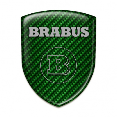 Brabus Car Interior Badge Racing Edition Green Carbon 