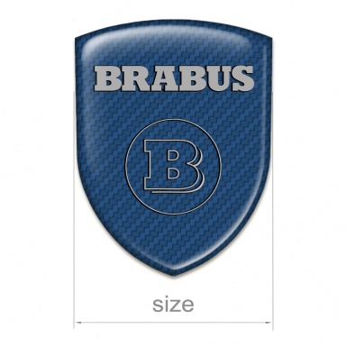 Brabus Emblem Badge Logo blue Base Edition 