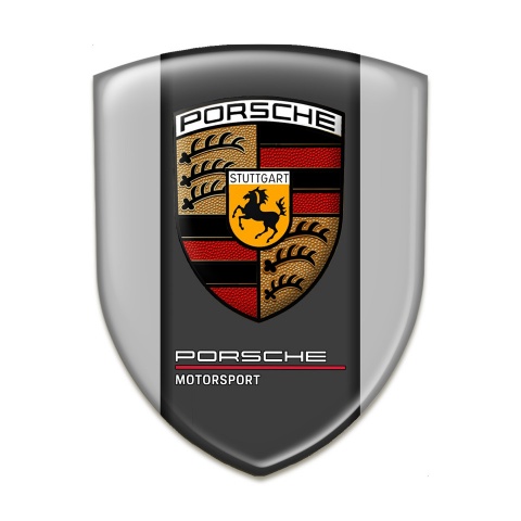 Porsche Tuning Emblem Racing Edition Grey Base Motorsport Edition
