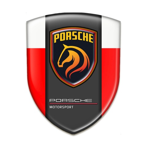 Porsche Silicone Shield Red White print Version 