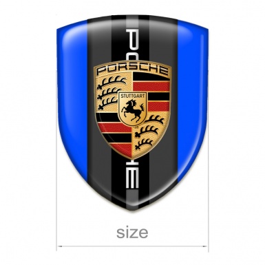 Porsche Auto Emblem High Quality Blue Background Classic Logo 