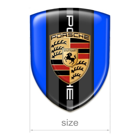 Porsche Auto Emblem High Quality Blue Background Classic Logo 