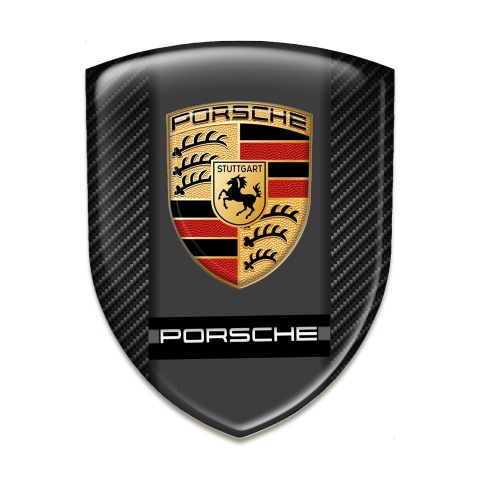 Porsche Emblem Interior High End Black Carbon Edition 