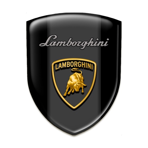Lamborghini Emblem Exterior Racing Edition Black Base Style 