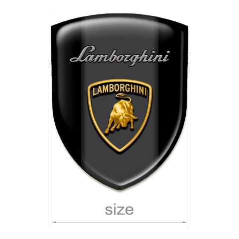 Lamborghini Emblem Exterior Racing Edition Black Base Style 