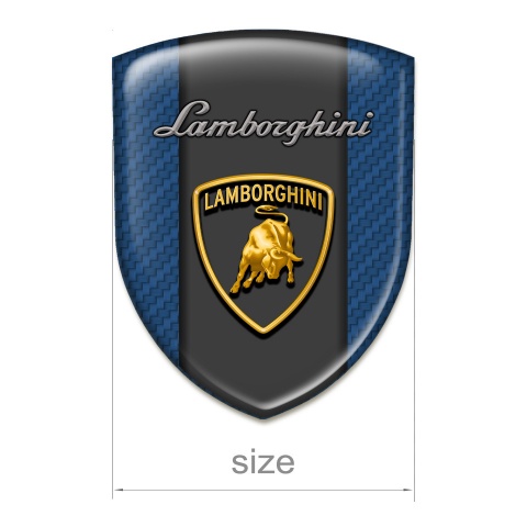 Lamborghini Emblem Exterior Navy Blue Warp Edition 