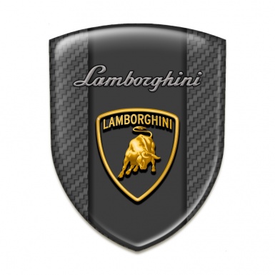 Lamborghini Tuning Emblem High Quality Carbon Background Edition 