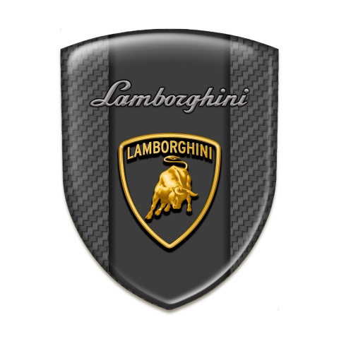 Lamborghini Tuning Emblem High Quality Carbon Background Edition 