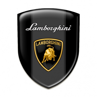 Lamborghini Car Interior Badge Racing Edition Black Style 