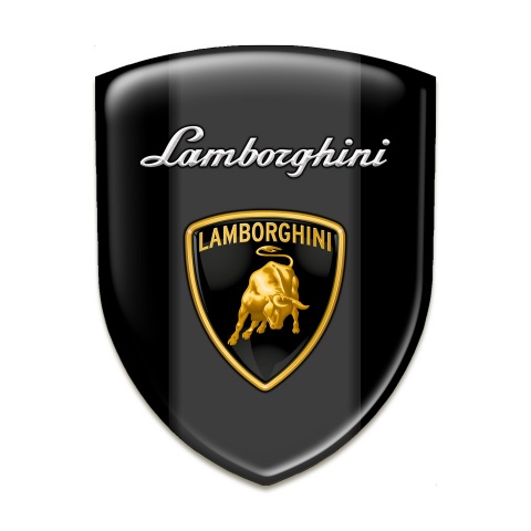 Lamborghini Car Interior Badge Racing Edition Black Style 