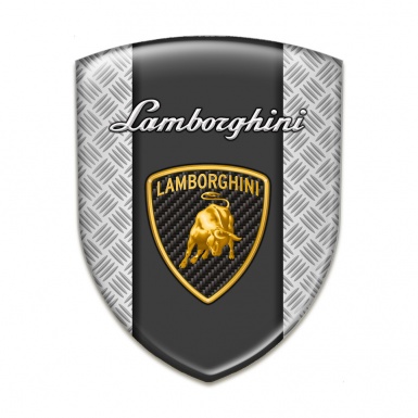 Lamborghini Emblem Exterior High Quality Grey Mesh Design