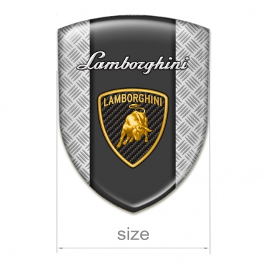 Lamborghini Emblem Exterior High Quality Grey Mesh Design