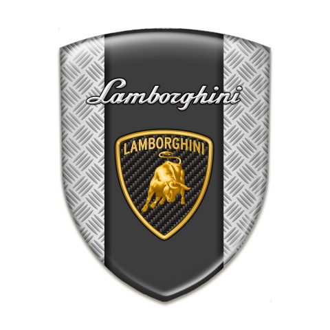 Lamborghini Emblem Exterior High Quality Grey Mesh Design