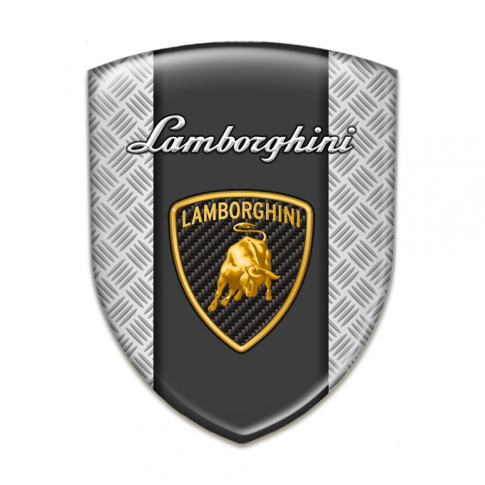 Lamborghini Emblem Exterior High Quality Grey Mesh Design