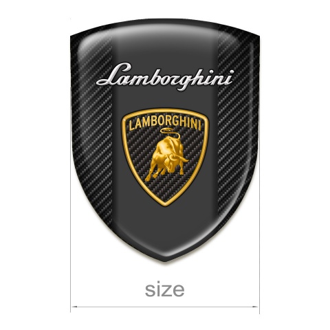 Lamborghini Tuning Emblem Racing Edition Black Carbon Design 