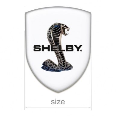 Ford Shelby Emblem Exterior White Base 3D Snake