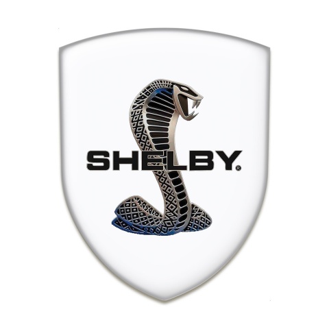 Ford Shelby Emblem Exterior White Base 3D Snake