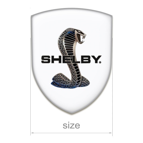Ford Shelby Emblem Exterior White Base 3D Snake