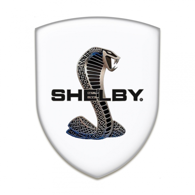 Ford Shelby Emblem Exterior White Base 3D Snake