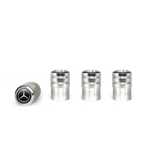 Mercedes Valve Caps Aluminium 4 pcs 3D Logo