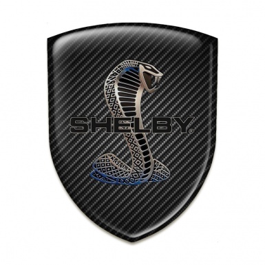Ford Shelby Silicone Badge Black Carbon Design 