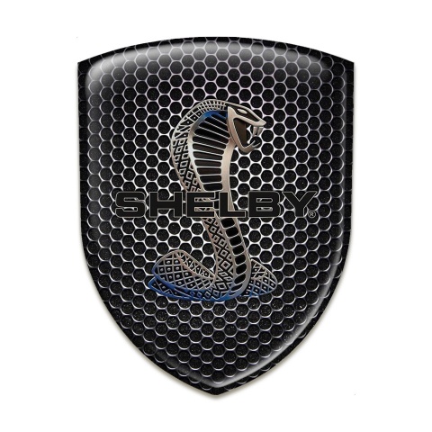 Ford Shelby Self Adhesive Emblem Logo Perforated Steel Design 