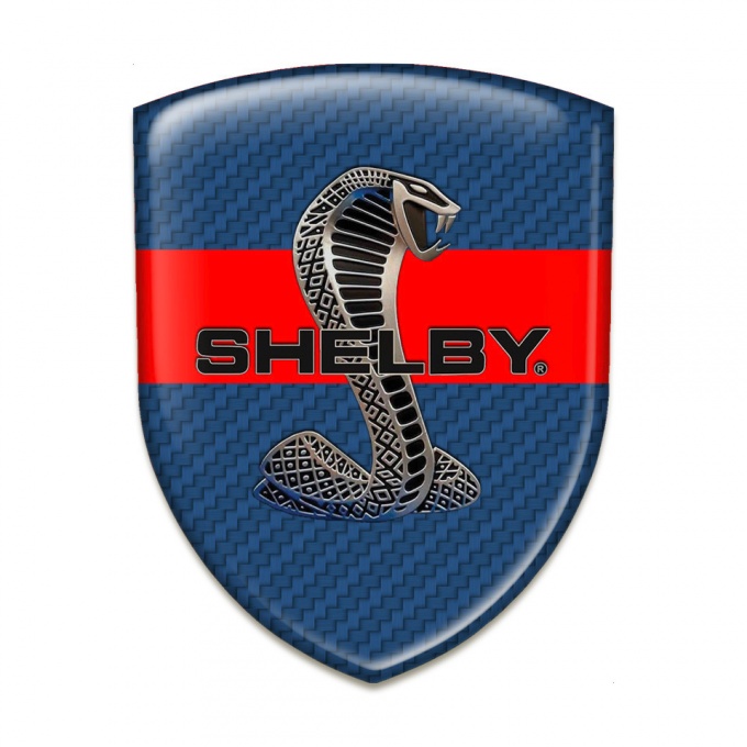 Ford Shelby Emblem Exterior navy Blue Carbon Red Ribbon Edition 