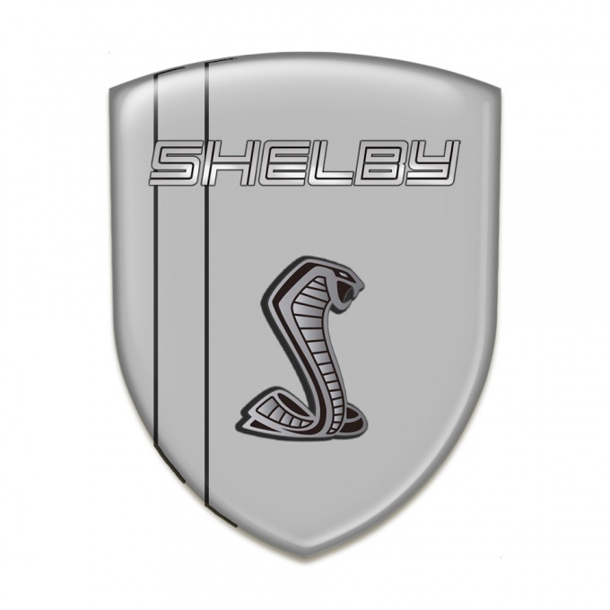 Ford Shelby Emblem Interior Grey Plates 3D Logo Design 