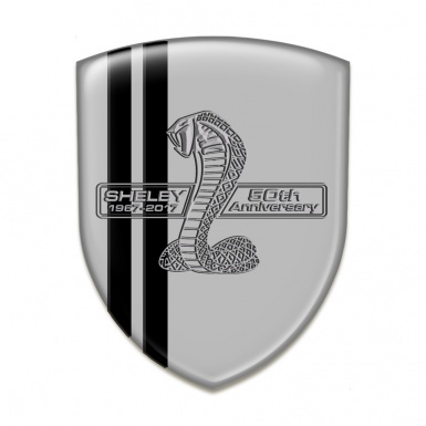 Ford Shelby Resin Sticker Grey Base black Lines Version 