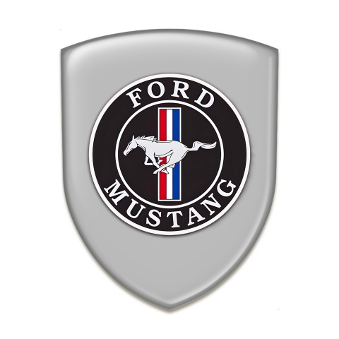 Ford Mustang Emblem Exterior High Quality Grey Print Style 