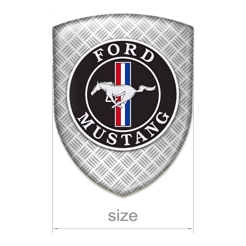 Ford Mustang Emblem Badge Logo Mesh Design 