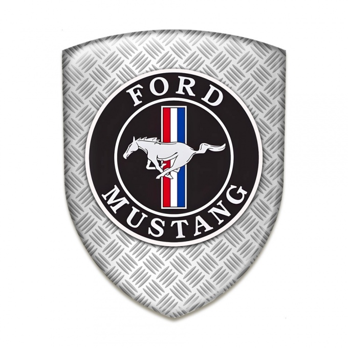 Ford Mustang Emblem Badge Logo Mesh Design 