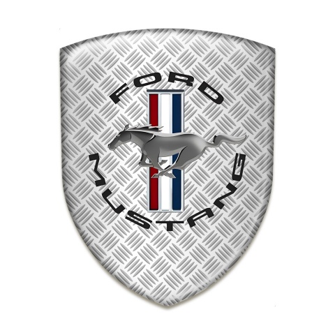Ford Mustang Emblem Exterior Grey Mesh Style 