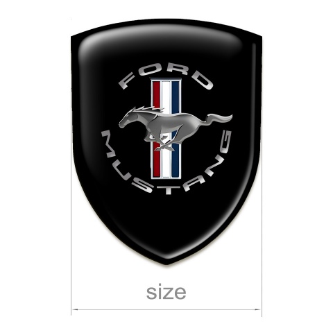 Ford Mustang Tuning Emblem High End Black Version 