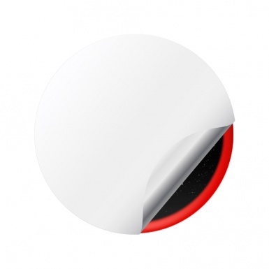 Nissan Wheel Stickers Center Cap Red Ring GT R