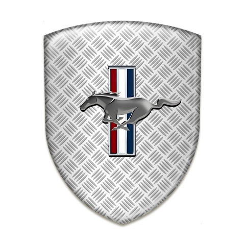 Ford Mustang Domed Emblem Premium Quality Mesh Design 