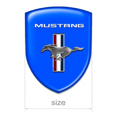 Ford Mustang Self Adhesive Car logo Emblem Blue Edition 