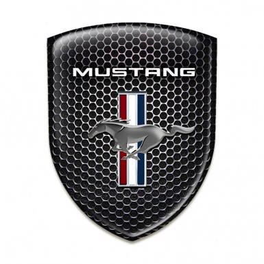 Ford Mustang Self Adhesive Emblem Logo Perforated Steel Edition 