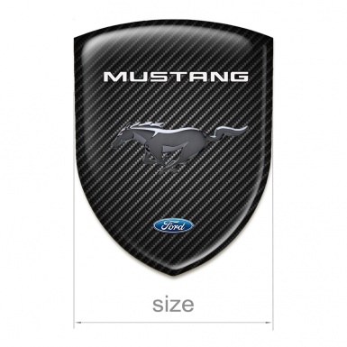 Ford Mustang Emblem Interior Black Carbon Variant 