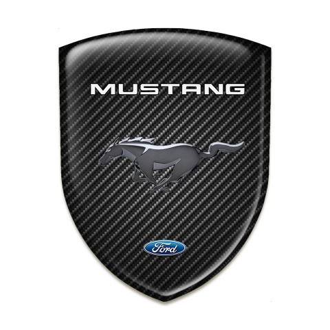 Ford Mustang Emblem Interior Black Carbon Variant 