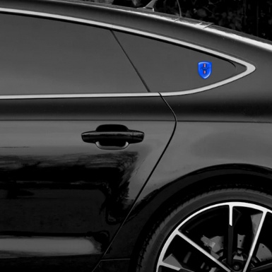 Ford Mustang Resin Sticker Blue Style 