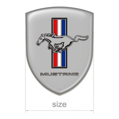 Ford Mustang Emblem Exterior High Quality Grey Style