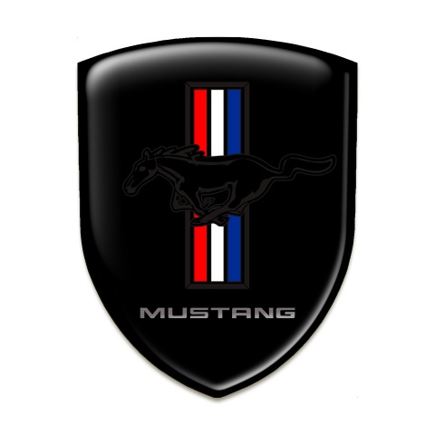 Ford Mustang Emblem Interior High End Black Style