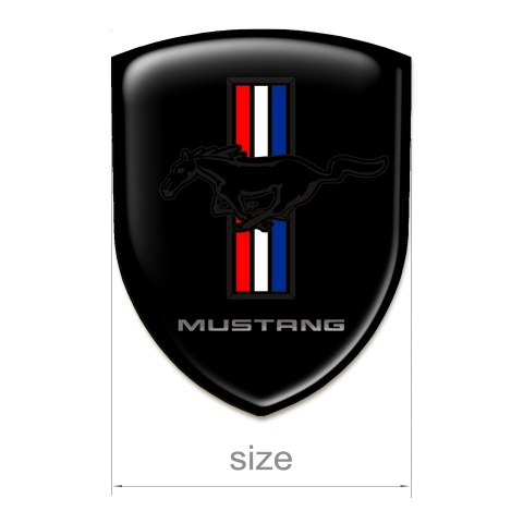 Ford Mustang Emblem Interior High End Black Style
